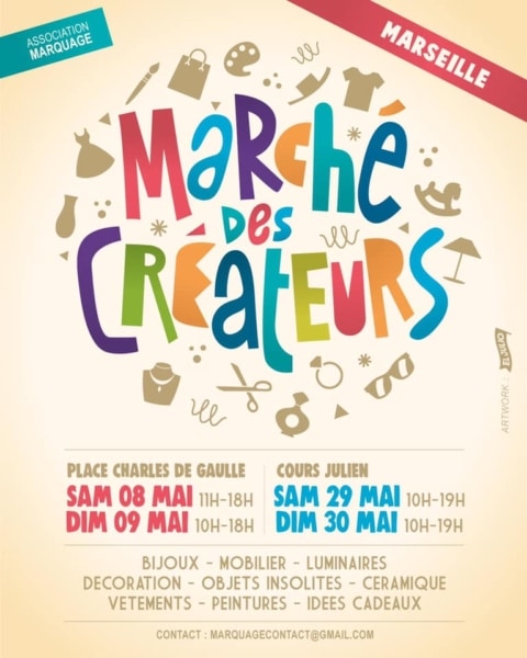 , Un march&eacute; des cr&eacute;ateurs s&rsquo;installe &agrave; Marseille et Aix-en-Provence en mai, Made in Marseille