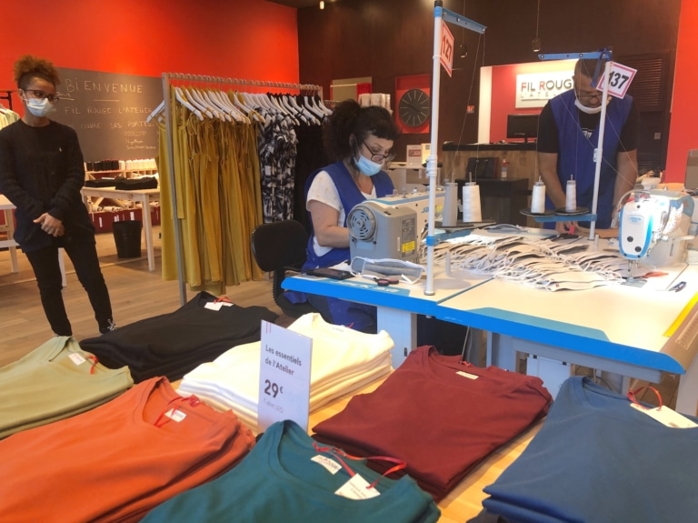 L&rsquo;atelier d&rsquo;insertion professionnelle Fil Rouge a ouvert ses portes aux Terrasses du Port