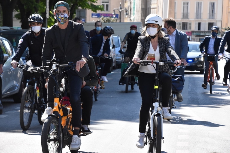 À Marseille, Barbara Pompili dévoile le plan national pour renforcer les livraisons à vélo