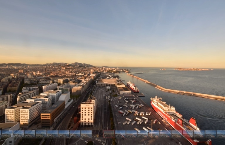 Des caméras pour observer Marseille du haut de la tour La Marseillaise