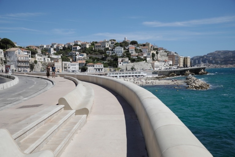 Trêve des travaux sur la Corniche pour l&rsquo;été avec la livraison du tronçon du Roucas-Blanc