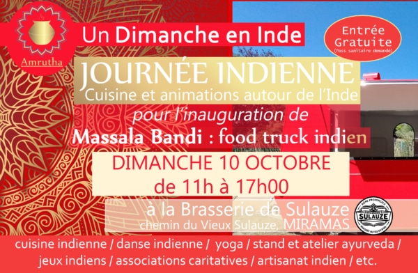 Inauguration-Massala-Bandi-food-truck-avec-LOGO-Amrutha-Traiteur-indien