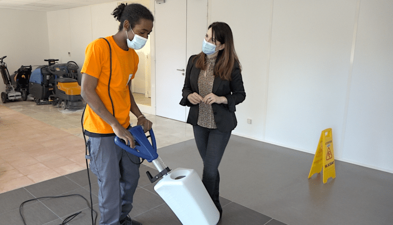 L&rsquo;INHNI aide les jeunes à réussir leur apprentissage dans le domaine de la propreté