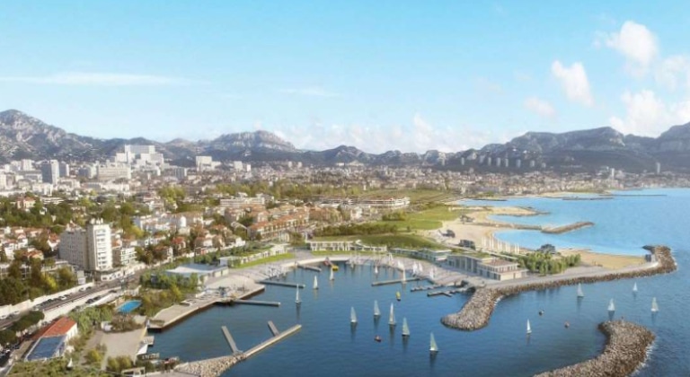Marseille lance l&rsquo;enquête publique sur la transformation du stade nautique du Roucas-Blanc