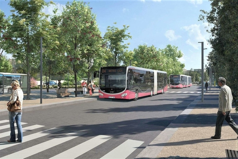 bus haut niveau de service