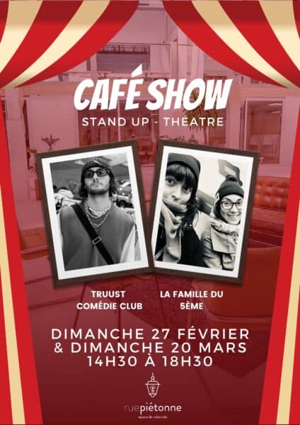 Affiche de salle de classe avec rideau,en rouge et jaune