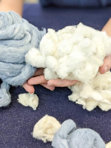 Coton recyclé (bleu) + coton français (blanc) copie 2