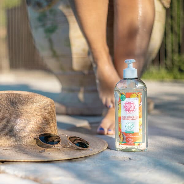 Gel douche nourissant visuel ambiance @Pulpedevie