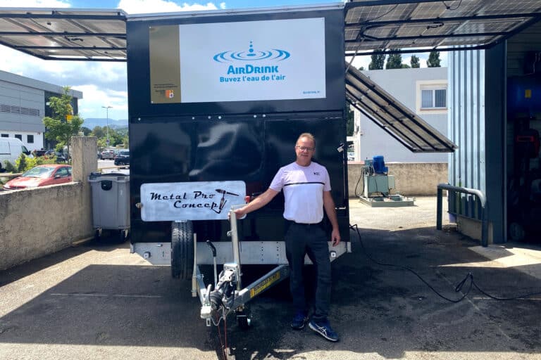 Une machine va produire de l&rsquo;eau en captant l’humidité de l&rsquo;air dans la région