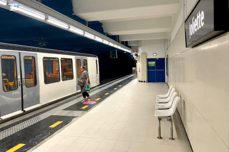 Rénovation : la station de métro Joliette ferme près de 3 mois en direction de Gèze