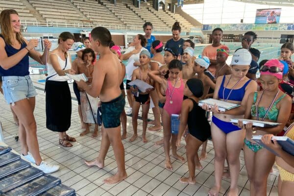 Marseille Capitale de la Mer avec Marie Wattel, vice-championne du monde de natation sur 50m.