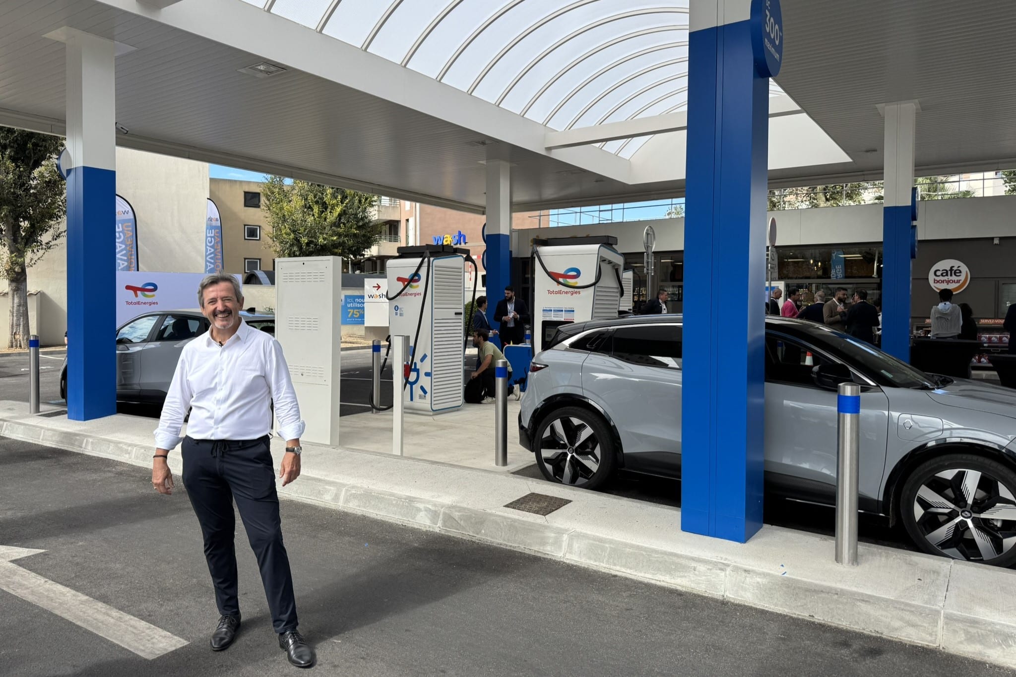 TotalEnergie station-service 100% électrique Marseille