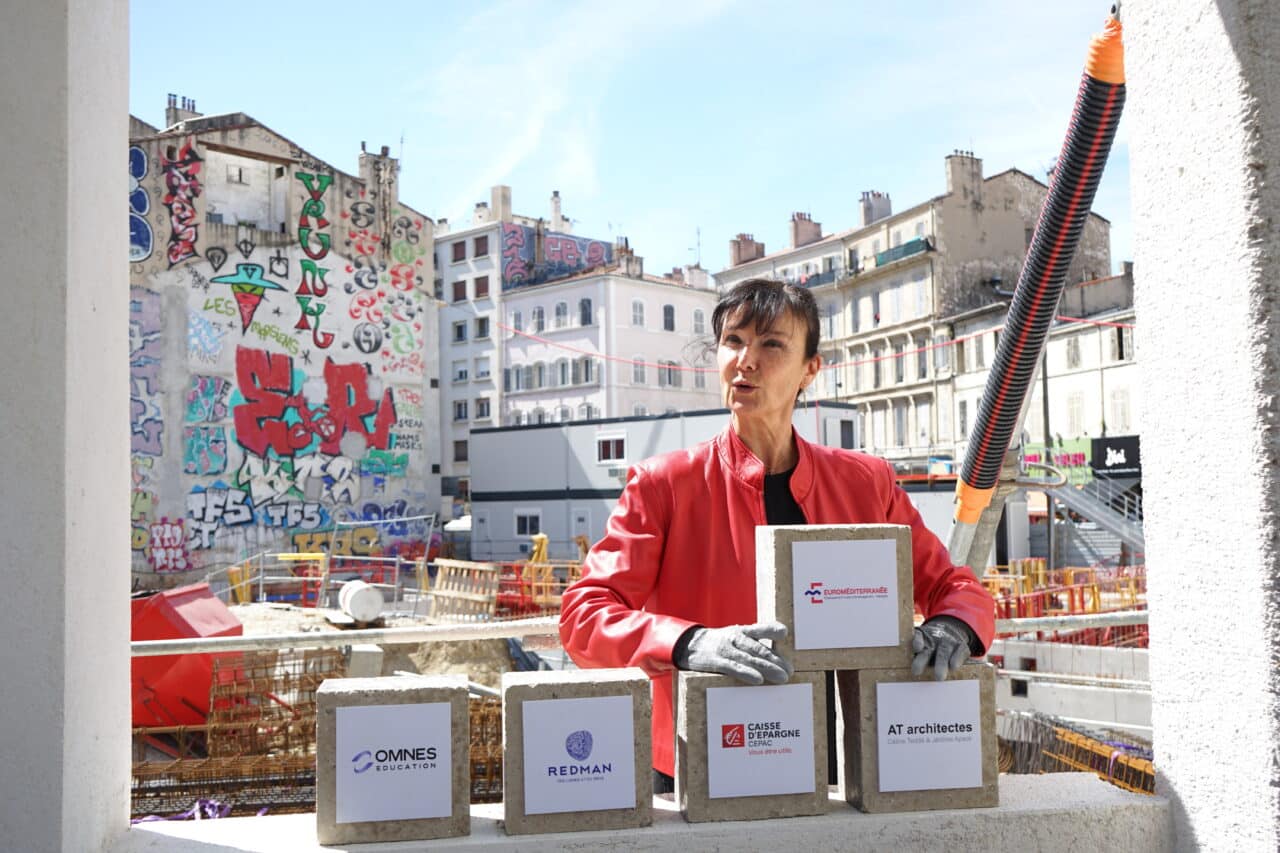 Omnes, Le chantier du campus &eacute;tudiant Omnes Education lanc&eacute; &agrave; la Porte d&rsquo;Aix, Made in Marseille