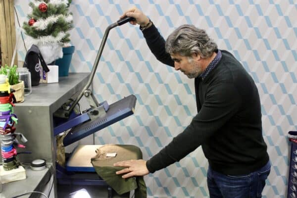 Machine de sérigraphie – Marseille en vacances – décembre 2021