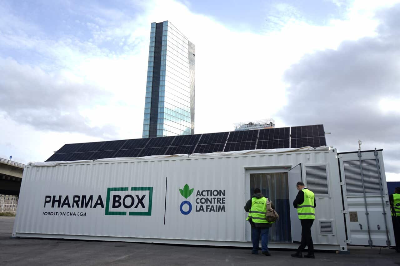 PharmaBox, PharmaBox, un conteneur innovant achemin&eacute; en Afrique pour soigner pr&egrave;s de 20 000 enfants, Made in Marseille