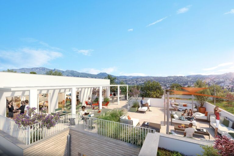 181 futurs logements étudiants Château-Gombert à Marseille.