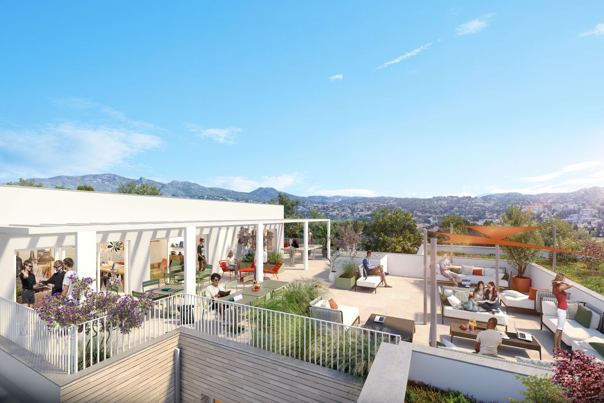 181 futurs logements étudiants Château-Gombert à Marseille.