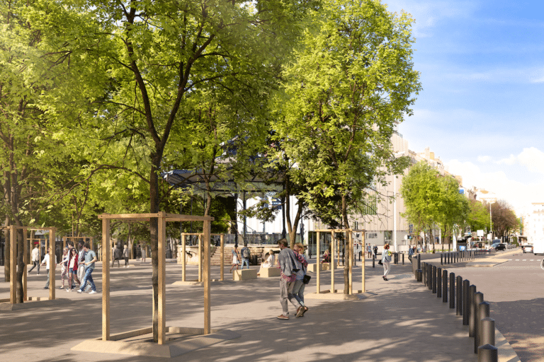 Les travaux de requalification du square Léon Blum sont lancés