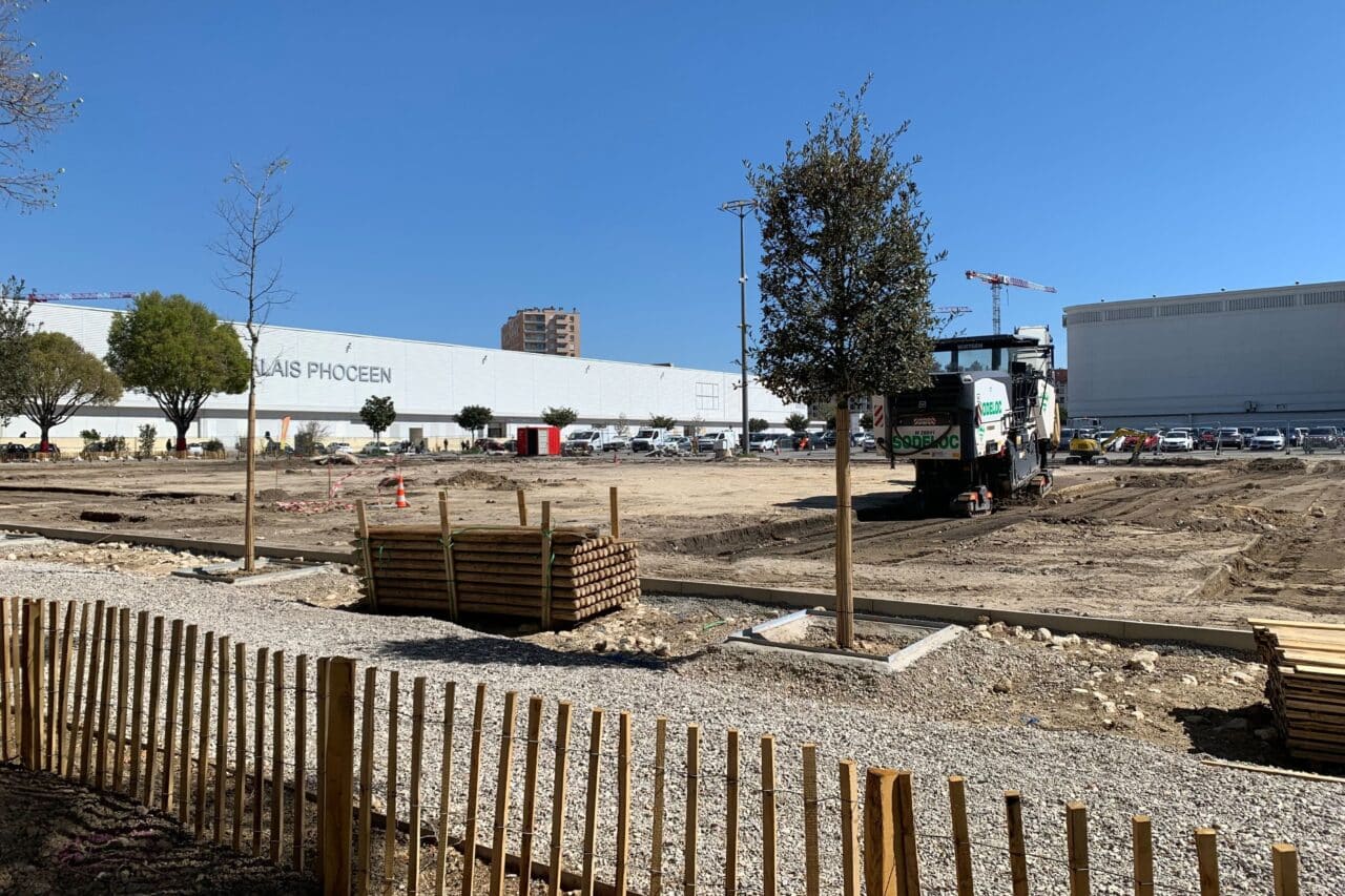 Chanot, En images | Arbres, basket, parcours v&eacute;lo… le parc Chanot se transforme, Made in Marseille