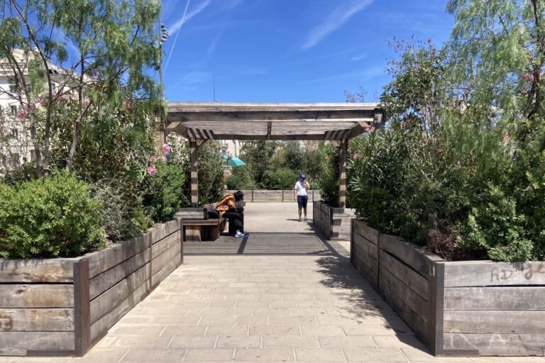 En images l Tout l&rsquo;été, le quai du Port devient piéton avec des îlots de fraîcheur