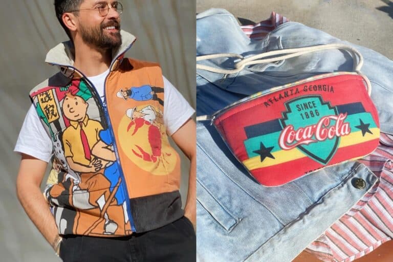 Ce Niçois réutilise des vieux duvets, couettes et jeans pour en faire des vêtements