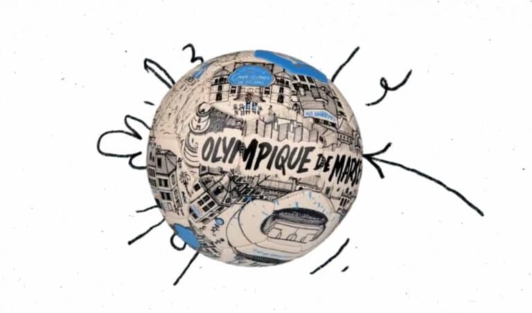 Des ballons recyclés aux couleurs de l&rsquo;OM vendus pour la bonne cause