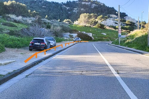 goudes, Barri&egrave;res anti-stationnement et journ&eacute;e sans voiture pour tenter d&rsquo;apaiser la route des Goudes, Made in Marseille