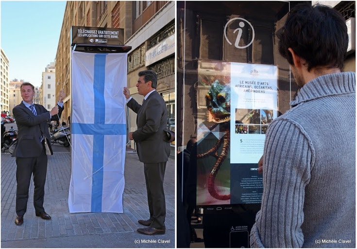 Marseille passe au numérique et inaugure son premier totem interactif en ville !