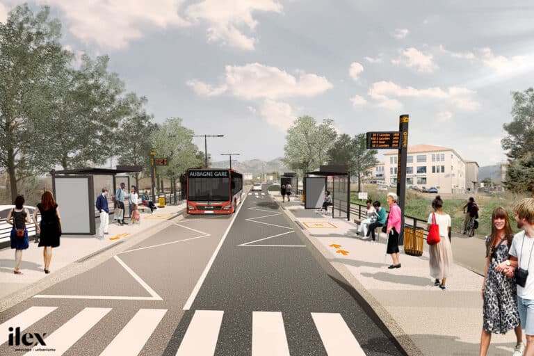 Nouvelle phase de travaux pour la ligne de bus entre Aubagne et Gémenos