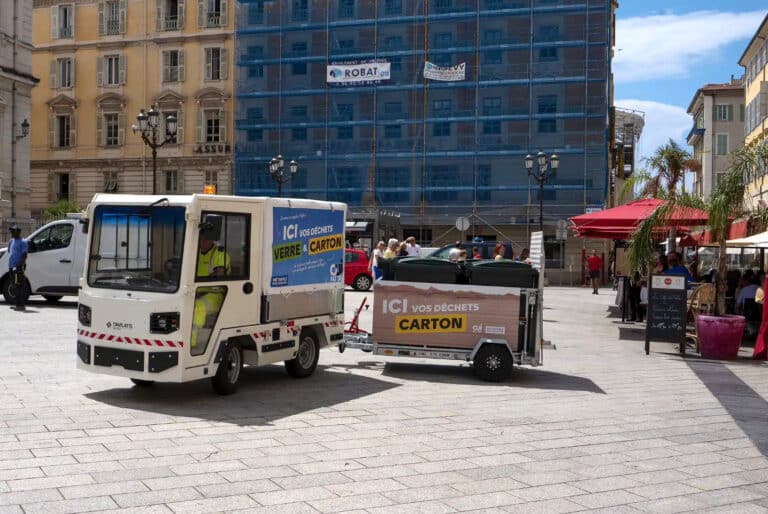 Une fourgonnette électrique pour augmenter la collecte des déchets dans le Vieux-Nice