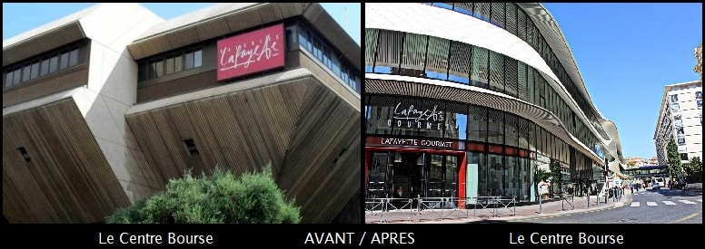 Le Centre Bourse se paye une nouvelle façade