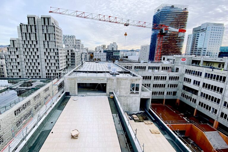 Le chantier de la cité scolaire internationale avance à grand pas sur Euroméditerranée