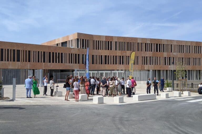 Pour la rentrée, le Département inaugure le premier collège de Lançon-Provence