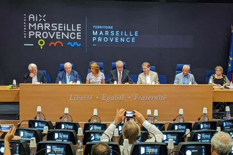 Gaudin, Caselli et Teissier à la « der des der » du conseil de territoire Marseille Provence