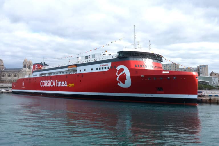 Vidéo | A Galeotta de Corsica Linea, premier bateau propulsé au GNL à naviguer en Méditerranée