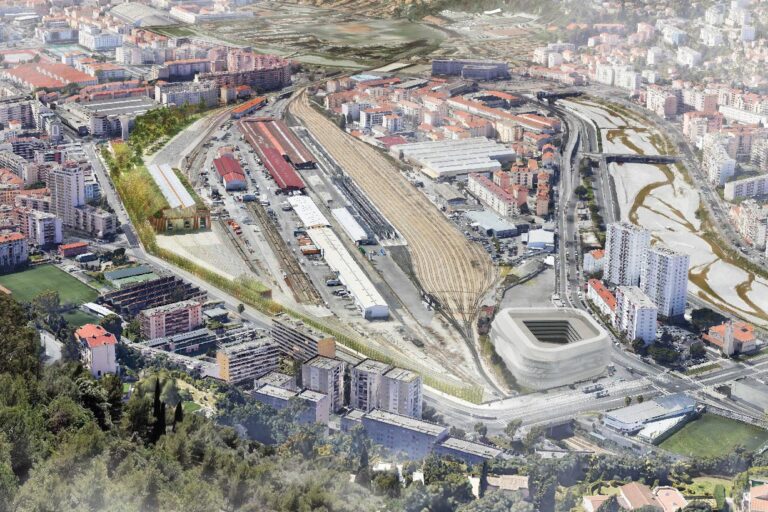 À Nice, une coulée verte en projet le long de la gare Saint-Roch