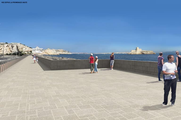 La rénovation complète de la digue Est du Frioul doit débuter en 2023
