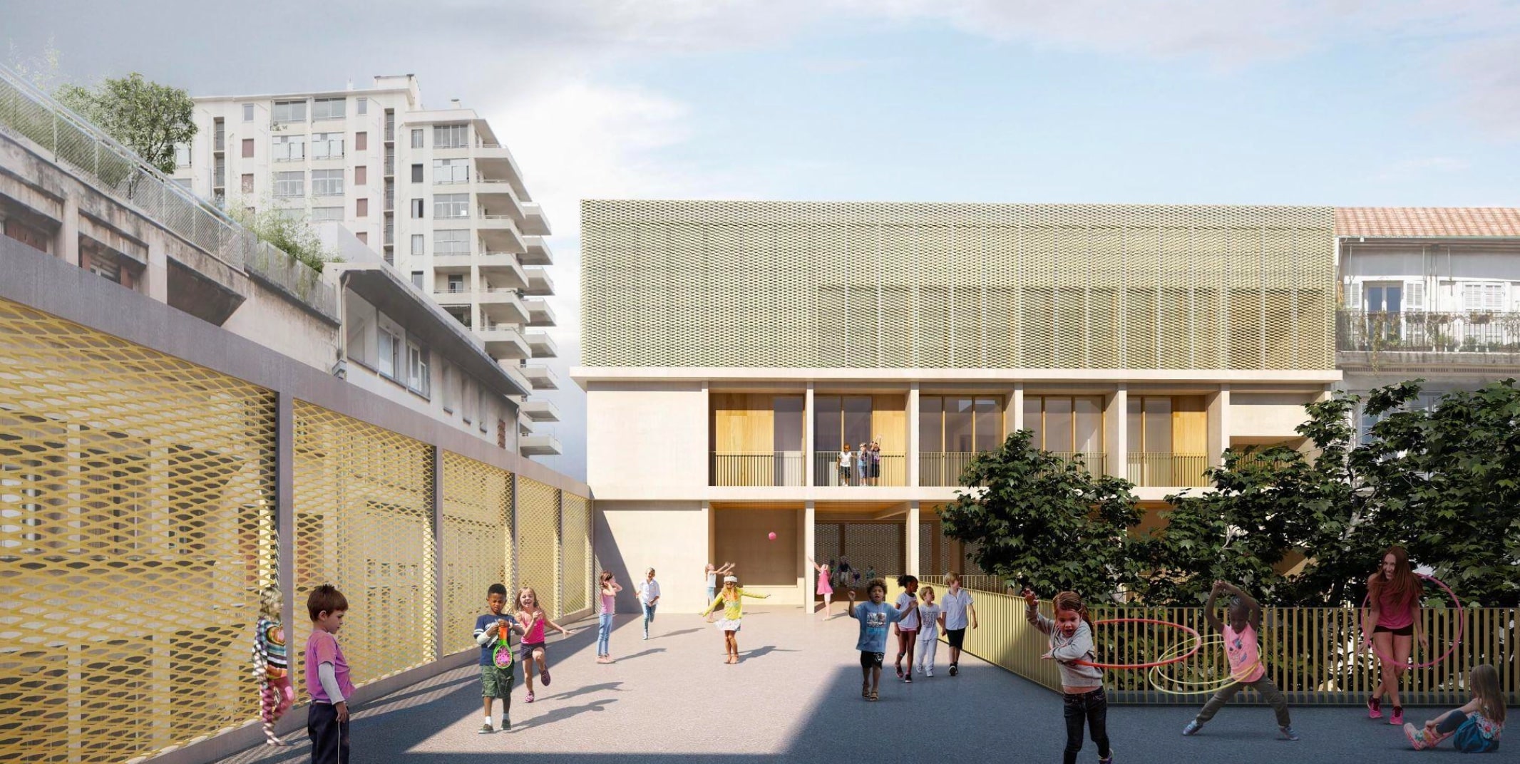 Future école des Abeilles, 1er arrondissement de Marseille.