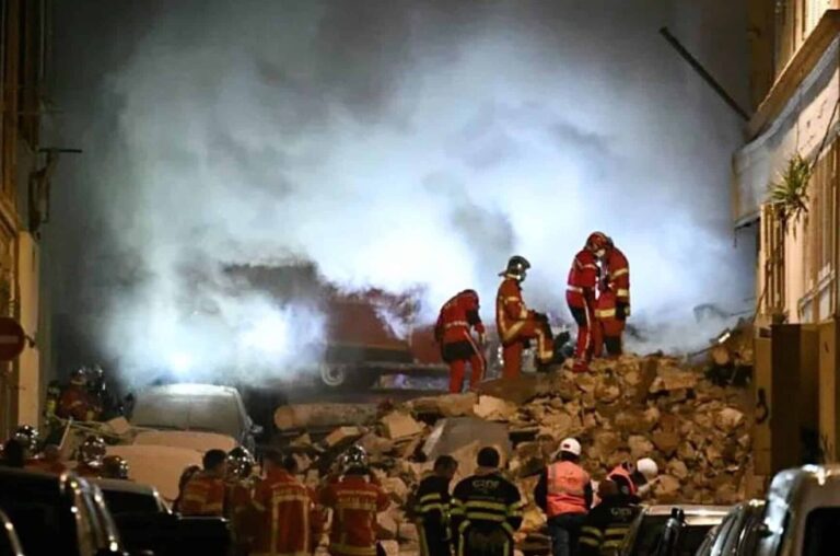 Deux immeubles se sont effondrés rue de Tivoli à Marseille, le quartier est bouclé