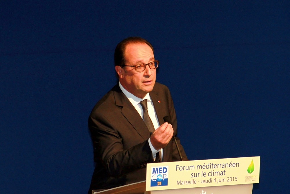 [Reportage] Hollande et le Prince Albert II à Marseille pour avancer sur le Climat
