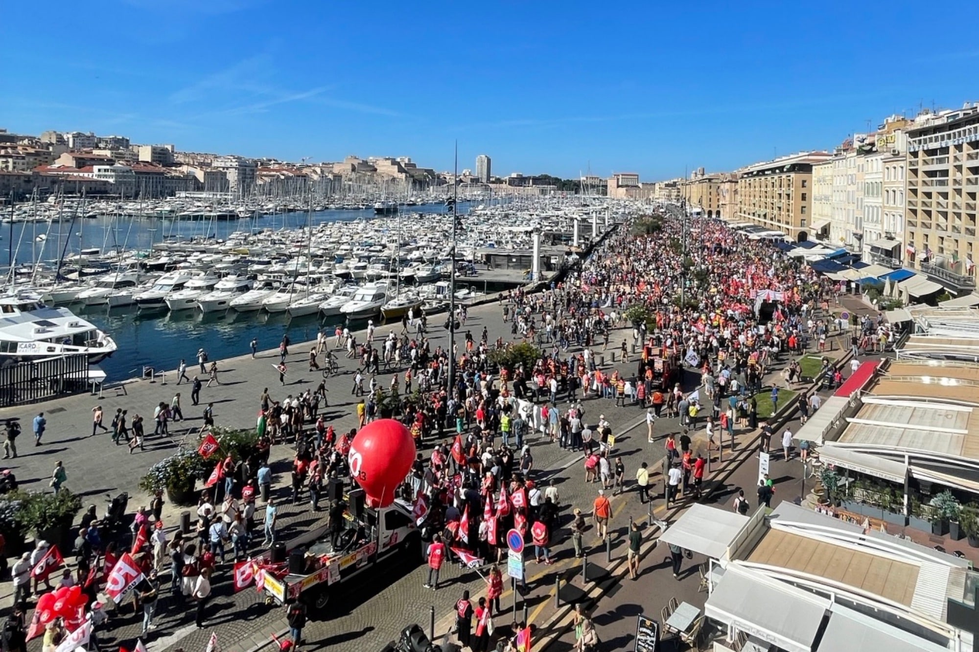 18 septembre, La manifestation du 18 septembre sur le Vieux-Port de Marseille en images, Made in Marseille