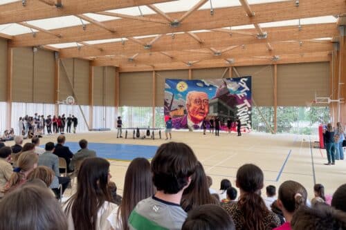 Jean-Claude Gaudin, Un gymnase Jean-Claude Gaudin inaugur&eacute; dans son quartier de Mazargues, Made in Marseille