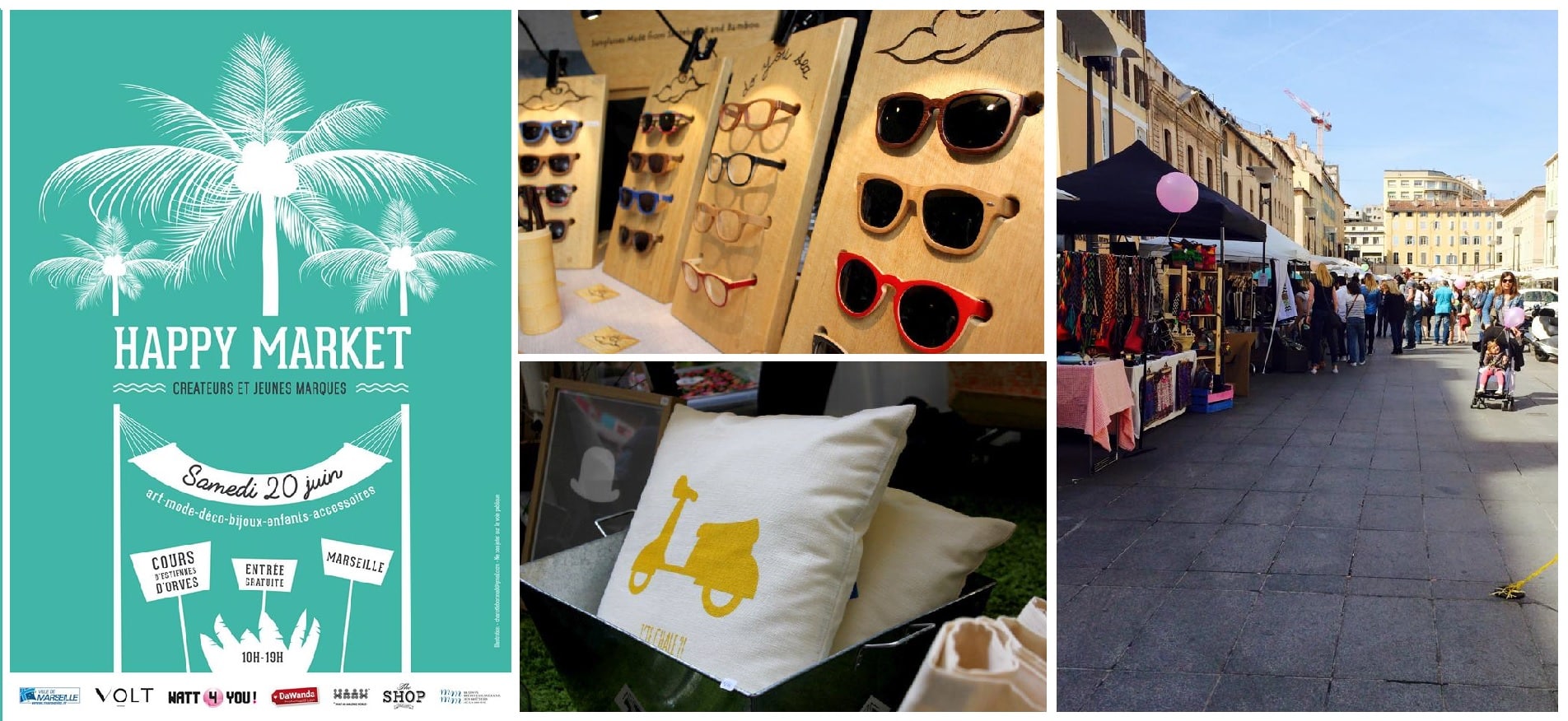 Venez faire le plein de créativité et de mode au Happy Market