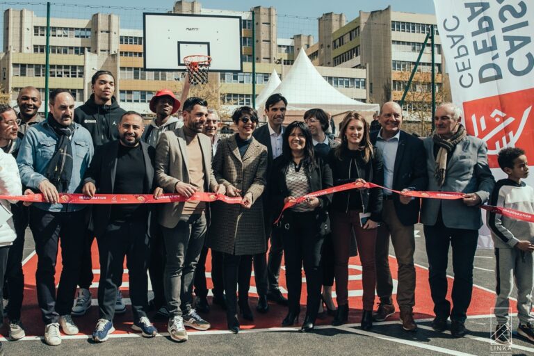 Vidéo | La CEPAC et Erilia inaugurent un terrain de basket 3×3 aux Arnavaux