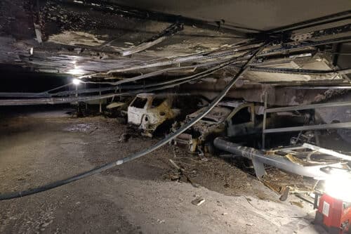 les tramways, Incendie du parking R&eacute;publique : les tramways T2 et T3 interrompus 15 jours minimum, Made in Marseille