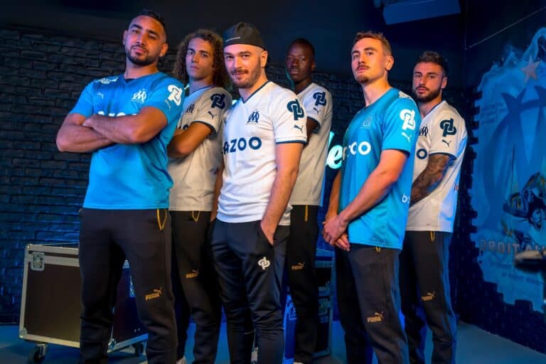 Le label de JuL, D’or et de platine, sur les maillots de l&rsquo;OM toute la fin de saison