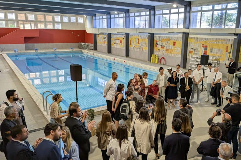 Pour la rentrée des lycées, la Région inaugure la piscine neuve de Marseilleveyre
