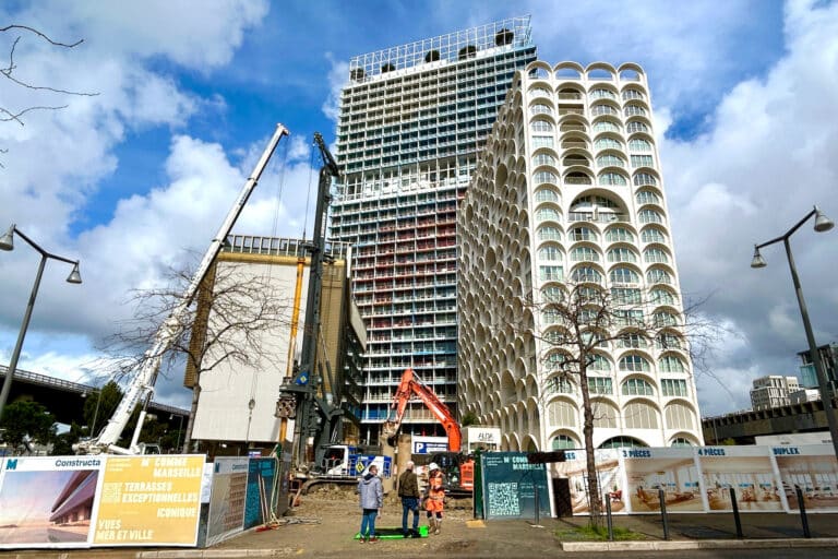 M99 : la dernière tour de la skyline marseillaise entre officiellement en chantier