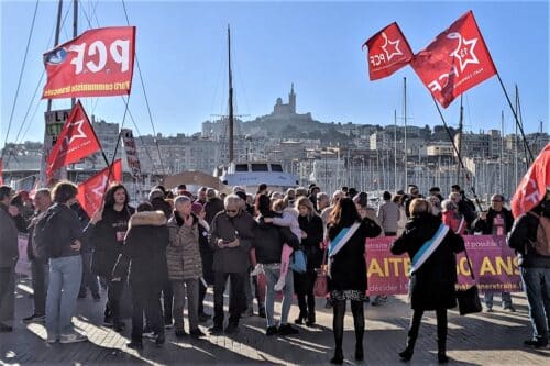 retraites, En images | Entre 40 000 et 205 000 manifestants contre la r&eacute;forme des retraites &agrave; Marseille, Made in Marseille