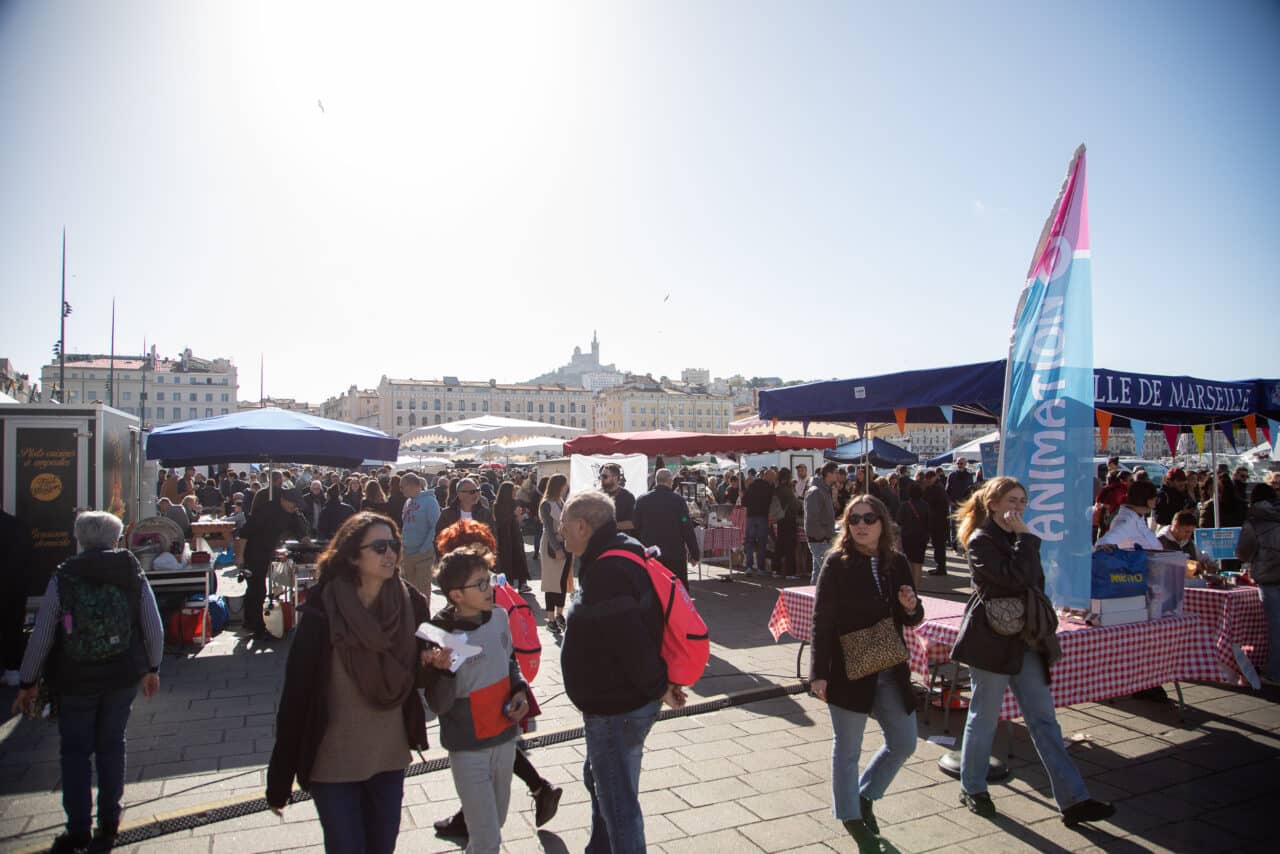 march&eacute; vieux port, Retour en images | Vif succ&egrave;s pour le premier march&eacute; dominical du Vieux-Port, Made in Marseille